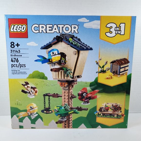 New Sealed Lego 31143 Creator 3 In 1 Birdhouse 476 Pc Block Set Beehive Park - Picture 6 of 11